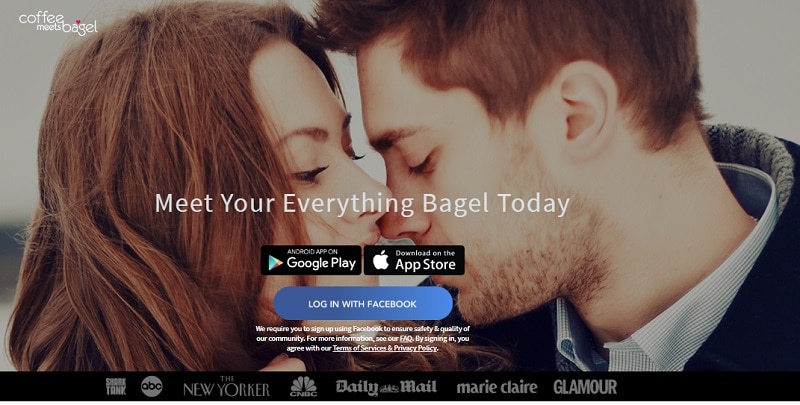 coffee and bagel dating app