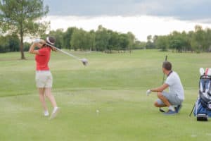 Go to a golf range