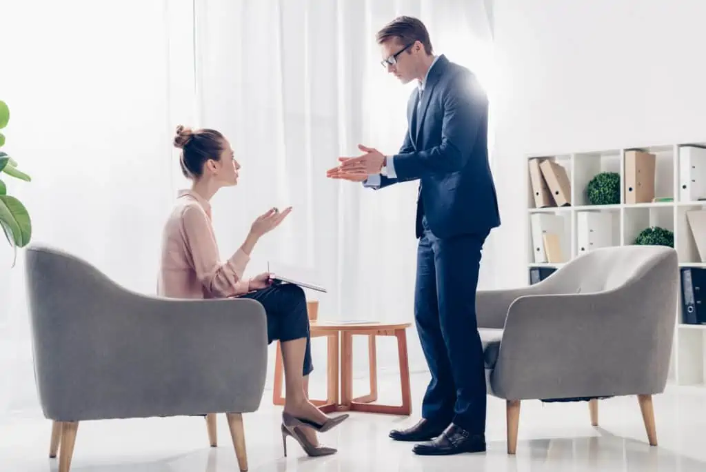 Husband Angry At Wife Arguing