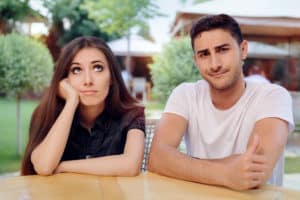 when he does plan dates, it's lackluster