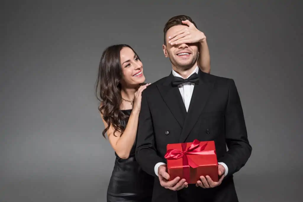 as the giver, choose a gift your man will like