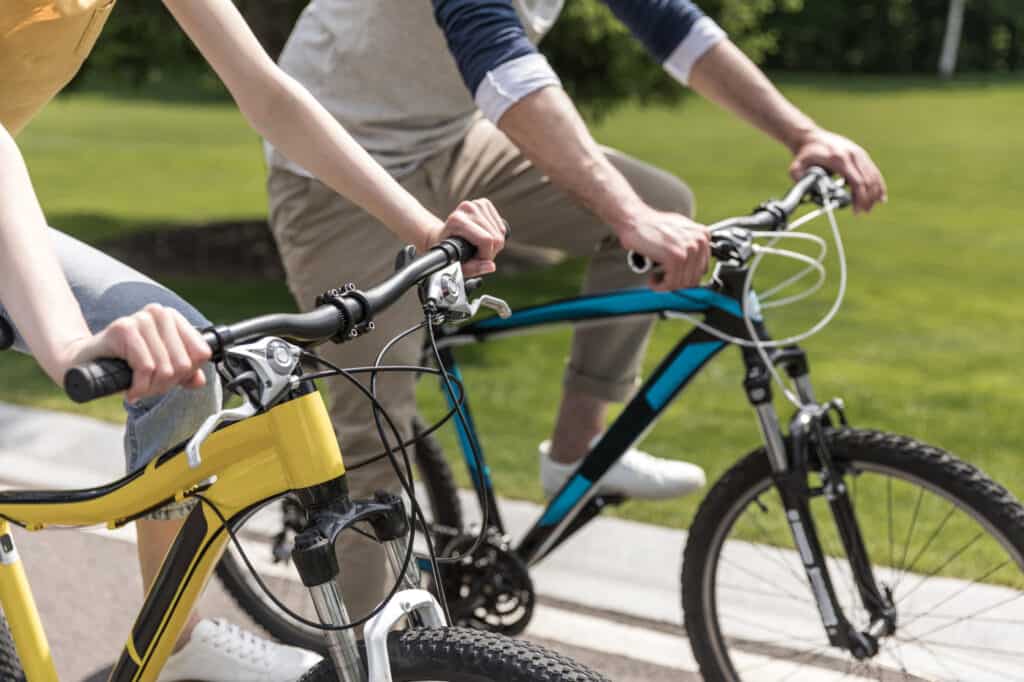 go bike riding together