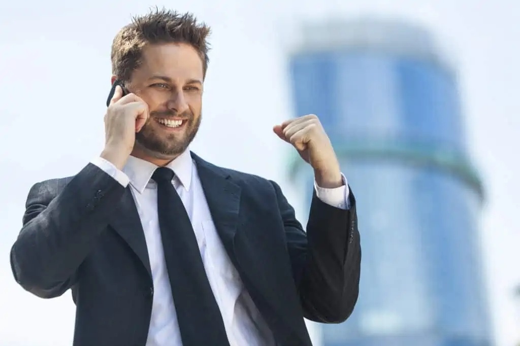 Man on a call on his phone