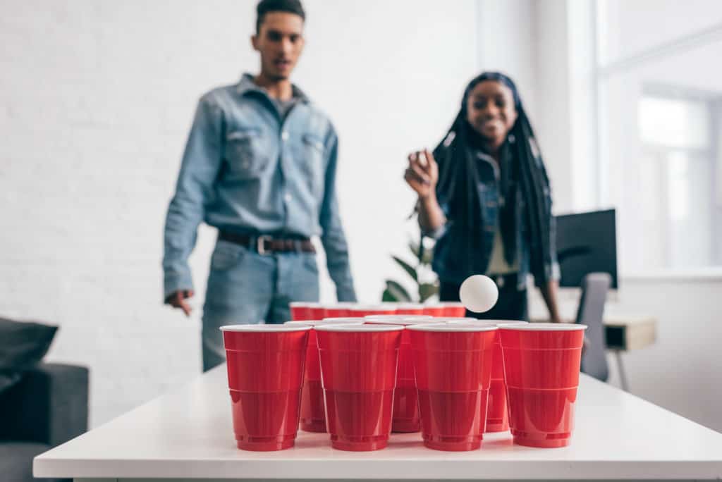 dare beer pong