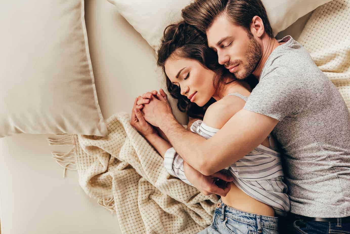 Emma Sleep UK - Spooning is a sleeping position for couples in which the  person in the back embraces the partner in the front close to the body.  This position increases the