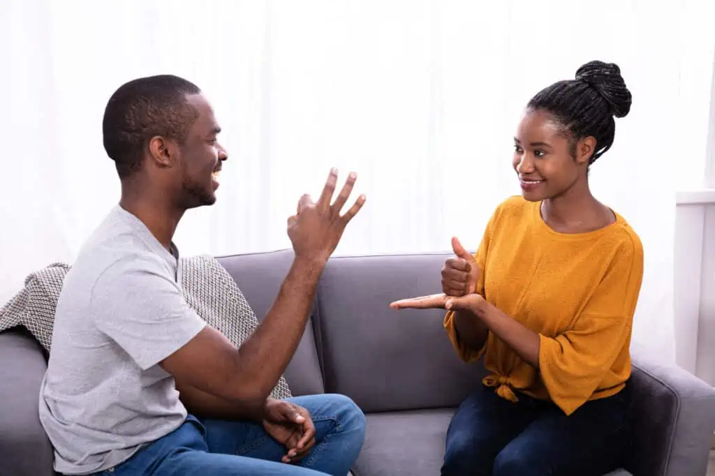 a few misconceptions about dating a deaf person
