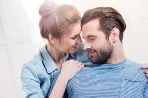 Sweet and loving couple
