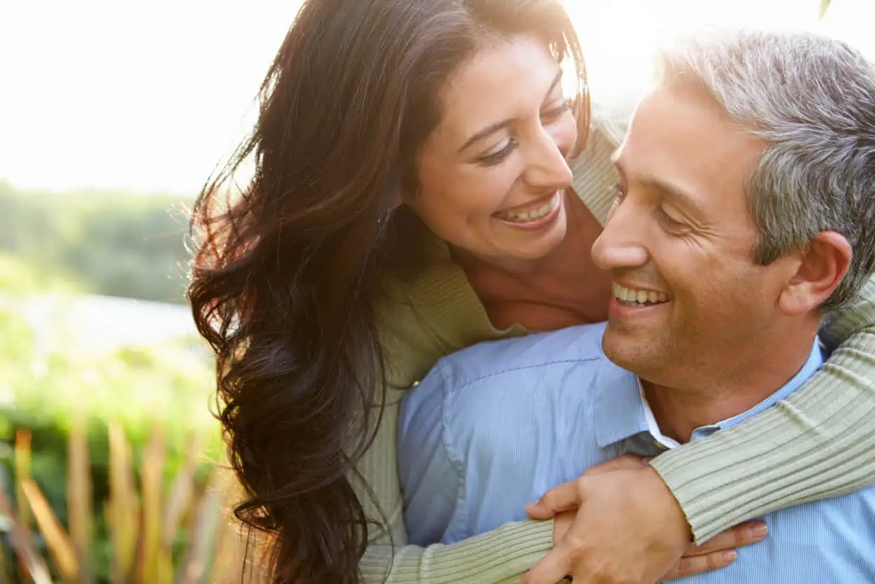 Smiling couple