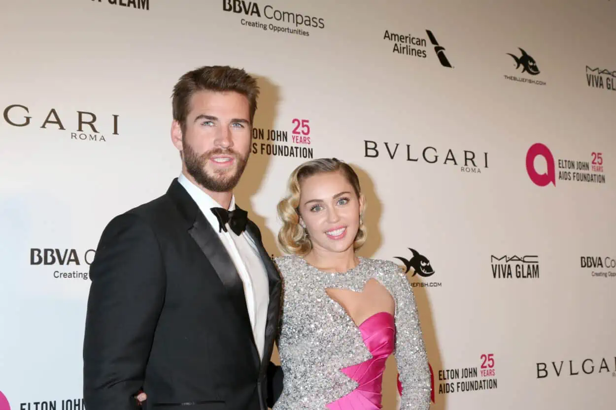 Miley Cyrus and Liam Hemsworth  